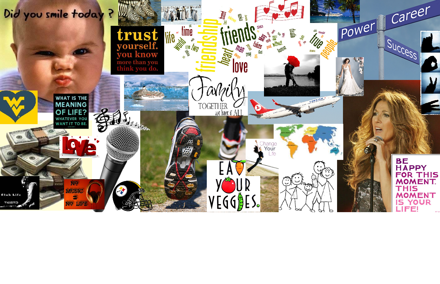 Virtual Vision Board Template