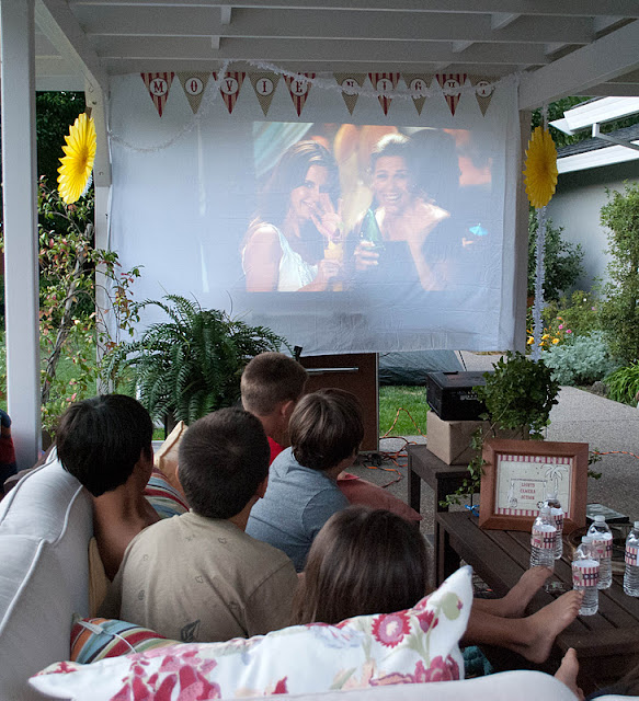 Kara s Party Ideas Outdoor Movie Birthday Party  - 73
