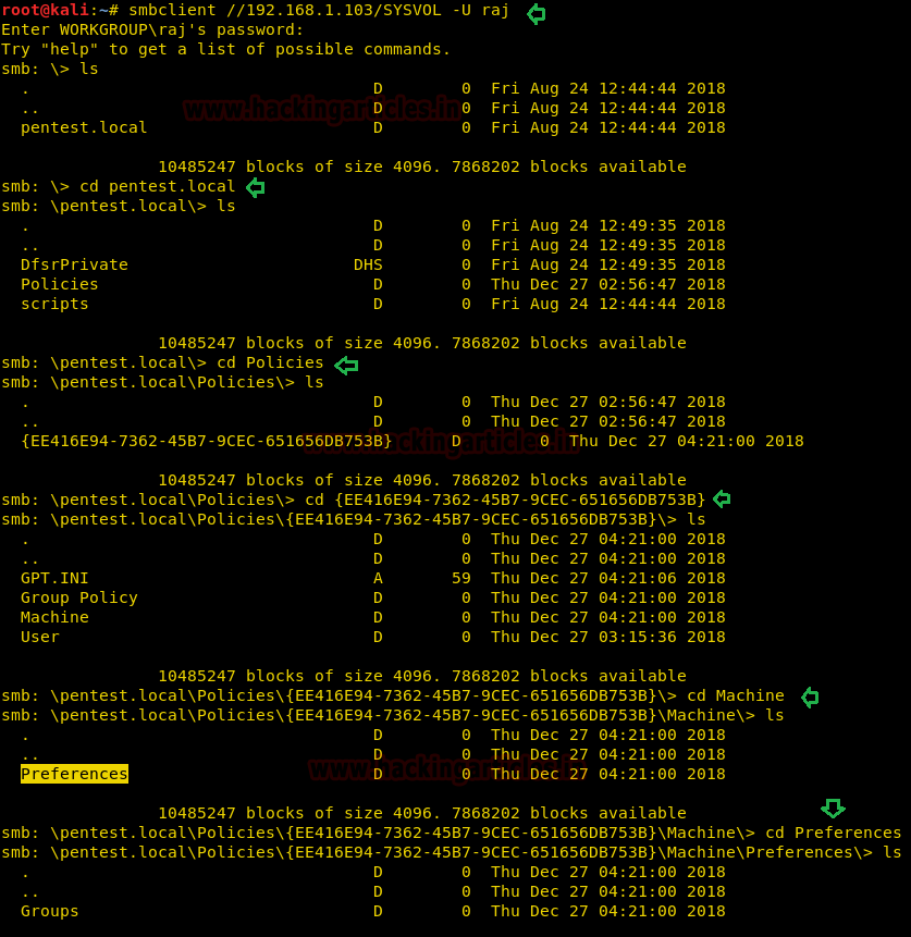Credential Dumping via Group Policy Preferences (GPP)