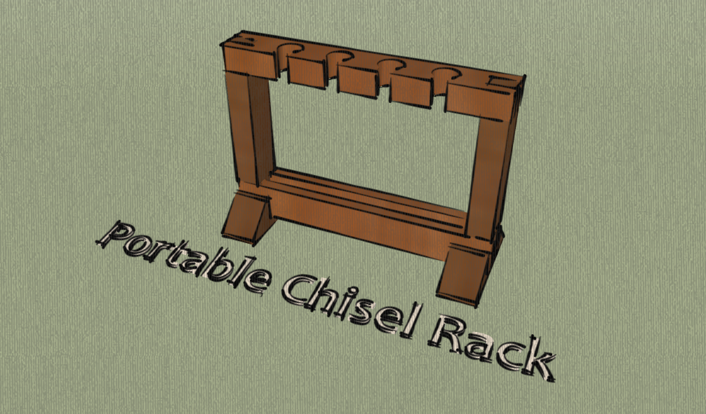 Wood Yogi Portable Chisel Rack Free Woodworking Plan