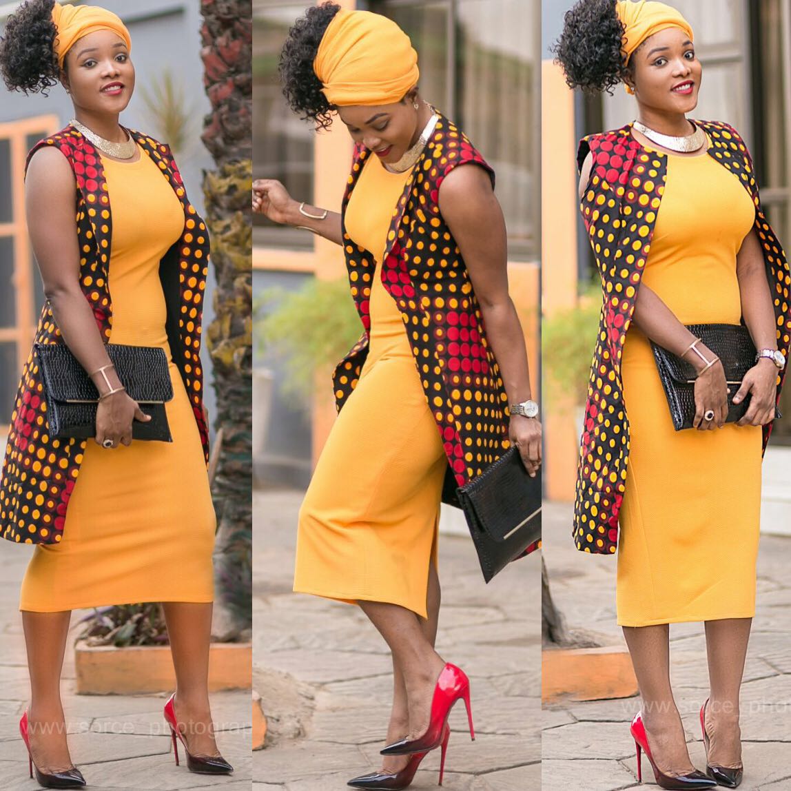 my style my world Sleeveless Ankara Trench Jacket