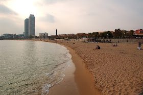 Barcelona Beach near Hotel Arts