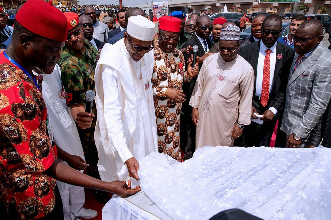 IPOB Absence# Igbos Build A Massive Statue For Buhari and 