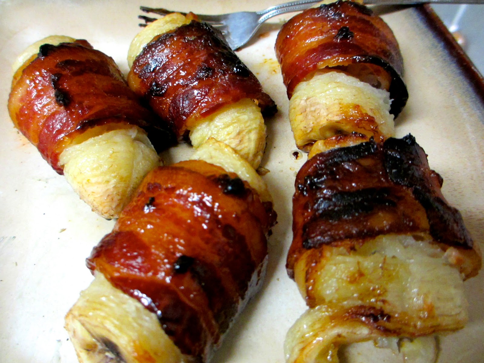 Bananacon Bacon-Wrapped Banana Poppers