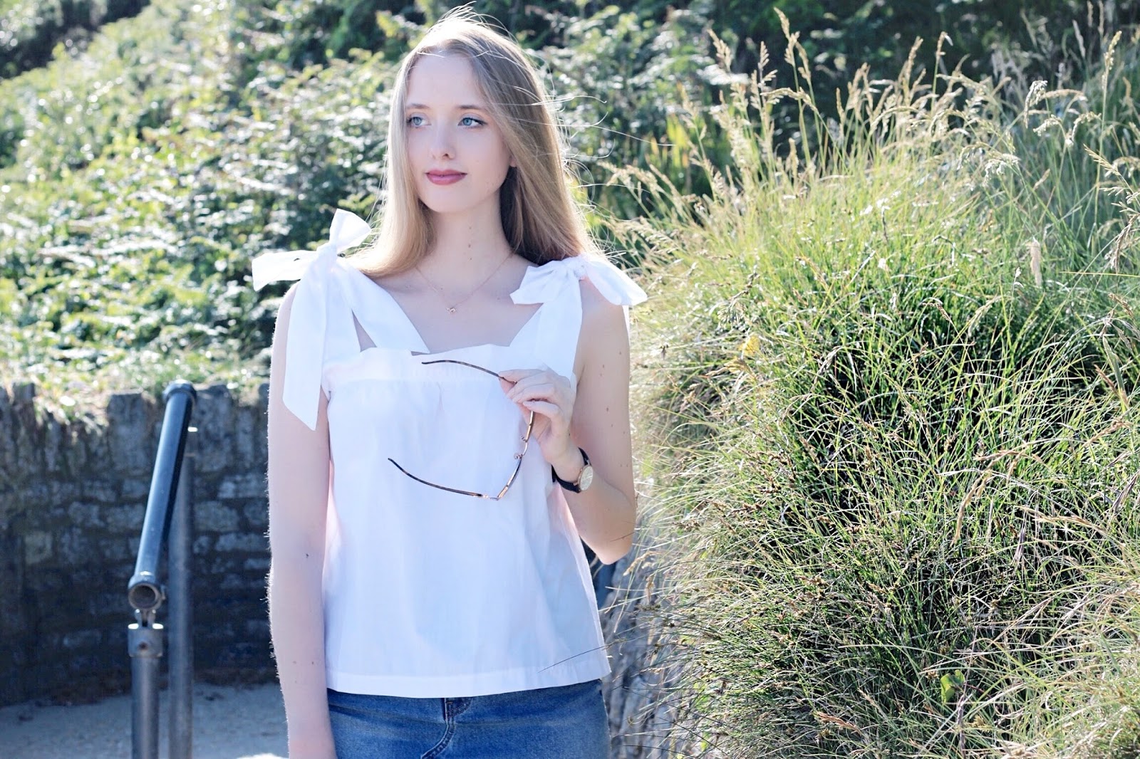Miss Selfridge Bow Shirt Miss Selfridge White Bow Tie Cami