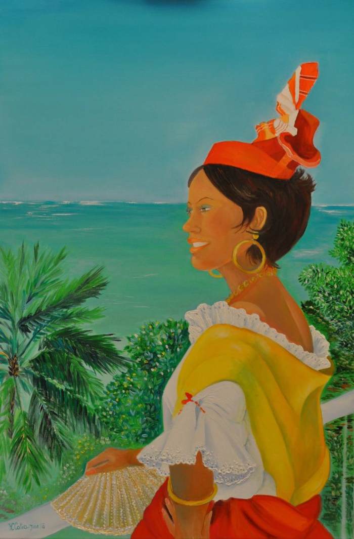 Яркие, красочные и богатые деталями картины. KCatia Creole