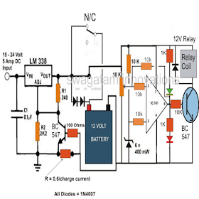 Diagram wiring jope: Making a Simple Smart Automatic Battery Charger ...