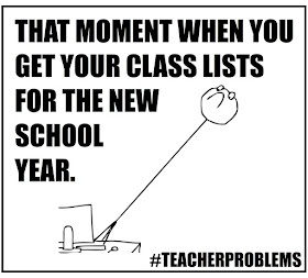 When you get your new class lists... #teacherproblems