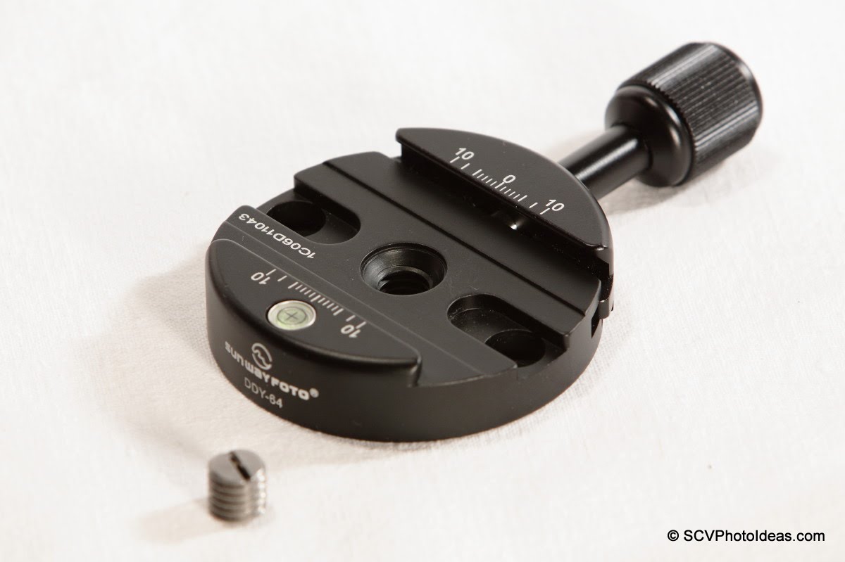 Sunwayfoto DDY-64 Discal QR Clamp top - bushing removed