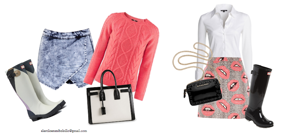 looks con botas de agua