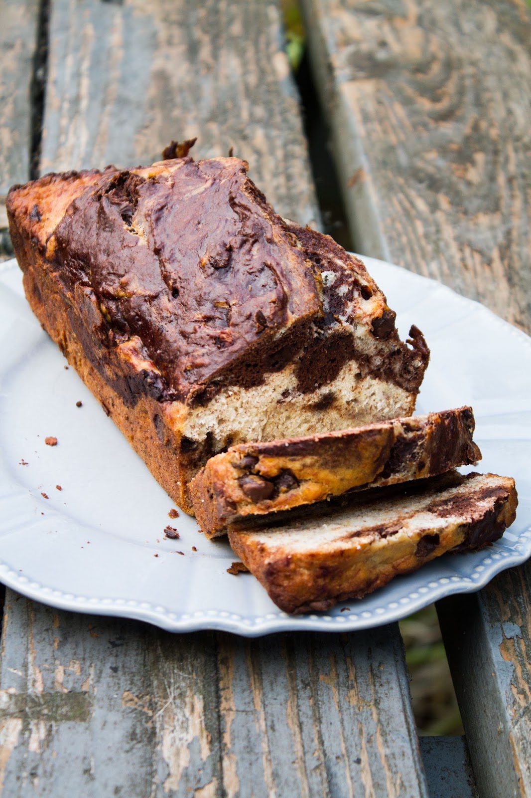 Julia Lechner: #51 High Carb Low Fat Bananen-Marmorkuchen