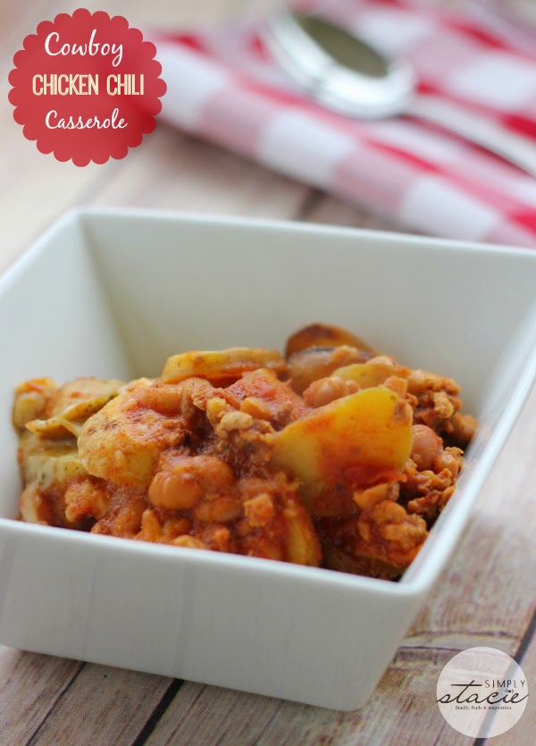 Cowboy Chicken Chili Casserole from Simply Stacie 