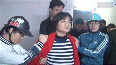 Trần Thị Nga luôn thể hiện thái độ thách thức khi bị bắt