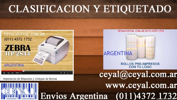 EAN-13 etiquetas auto adhesivas impresas Argentina bs as