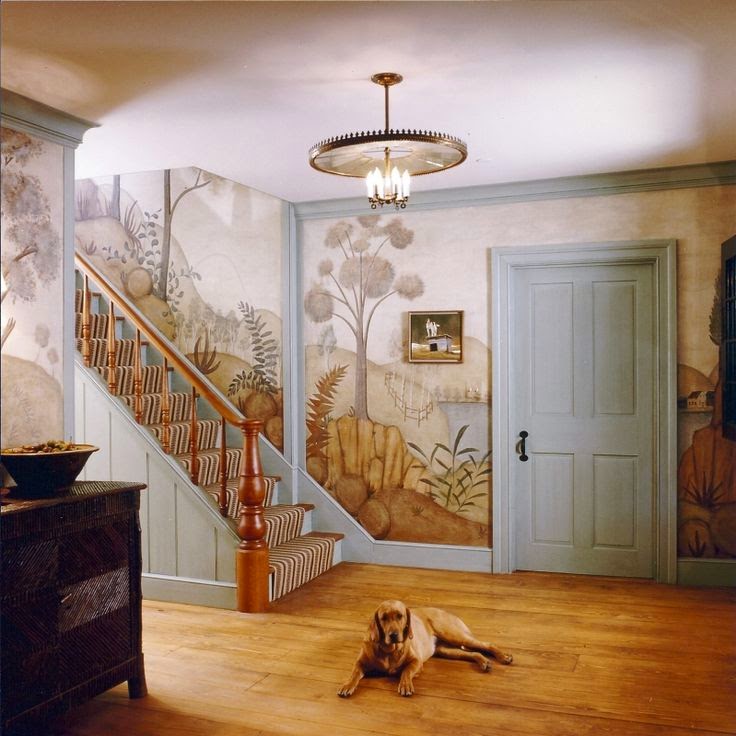 Eye For Design: Decorate With Primitive Colonial Murals