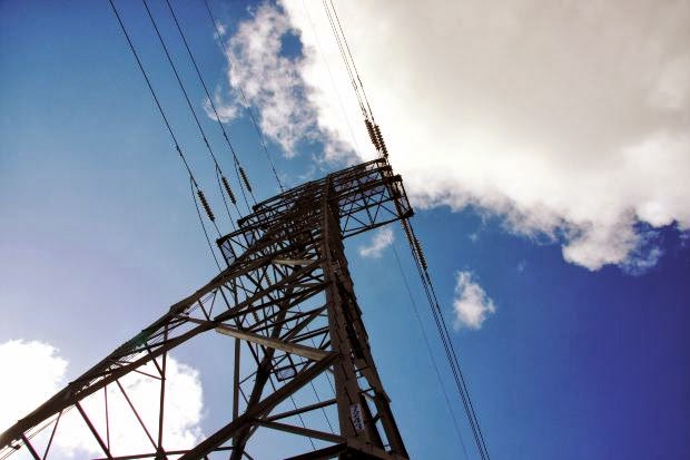 Picture of power lines