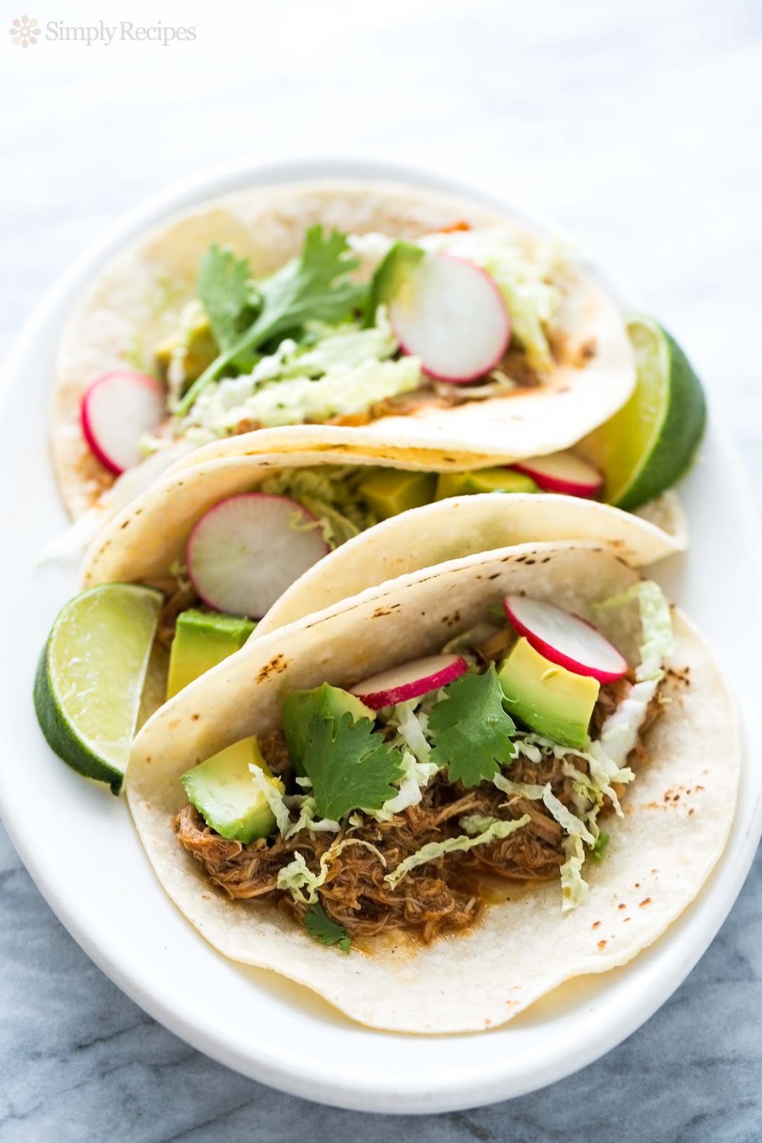 The BEST Slow Cooker Chicken Tacos from Food Bloggers - Slow Cooker or ...