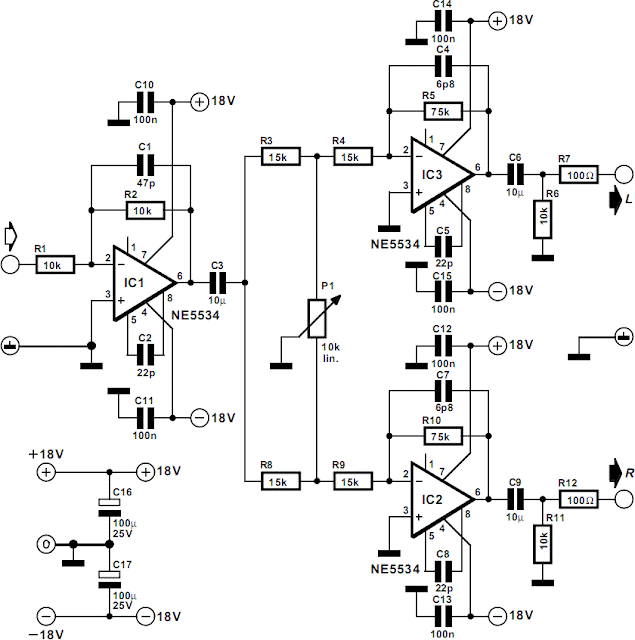 Electronics Circuits and Diagrams: Pan Pot