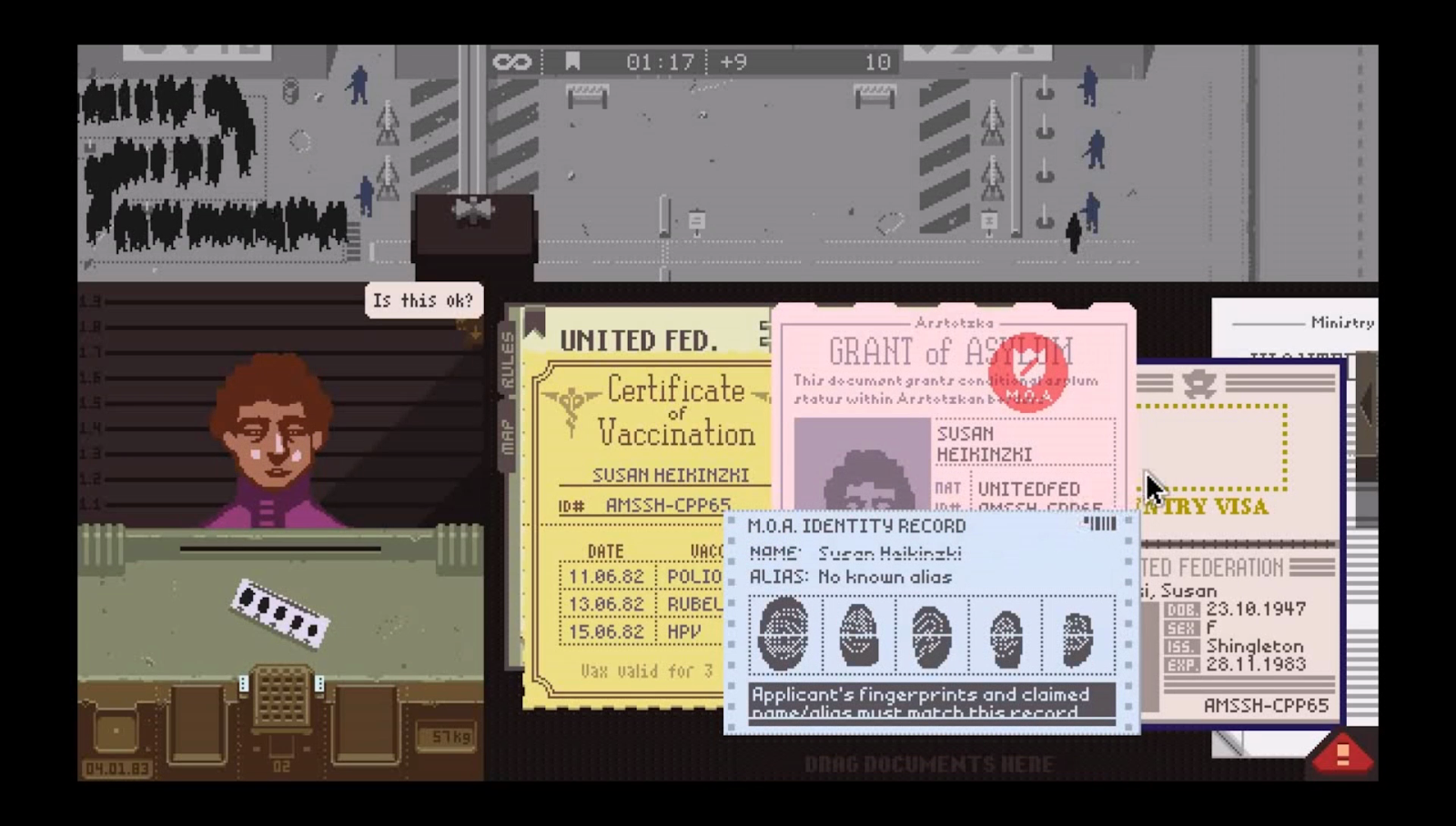 Papers, Please review