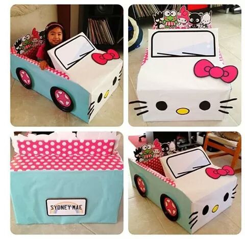 Egoísmo Fondos Fatídico 15 ideas para hacer carros con cajas de cartón (para niños y niñas)