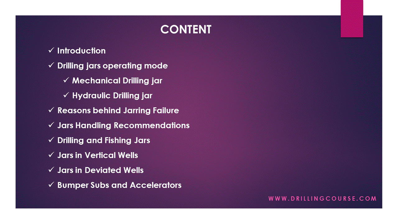 Presentation Drilling Jars Drilling Course