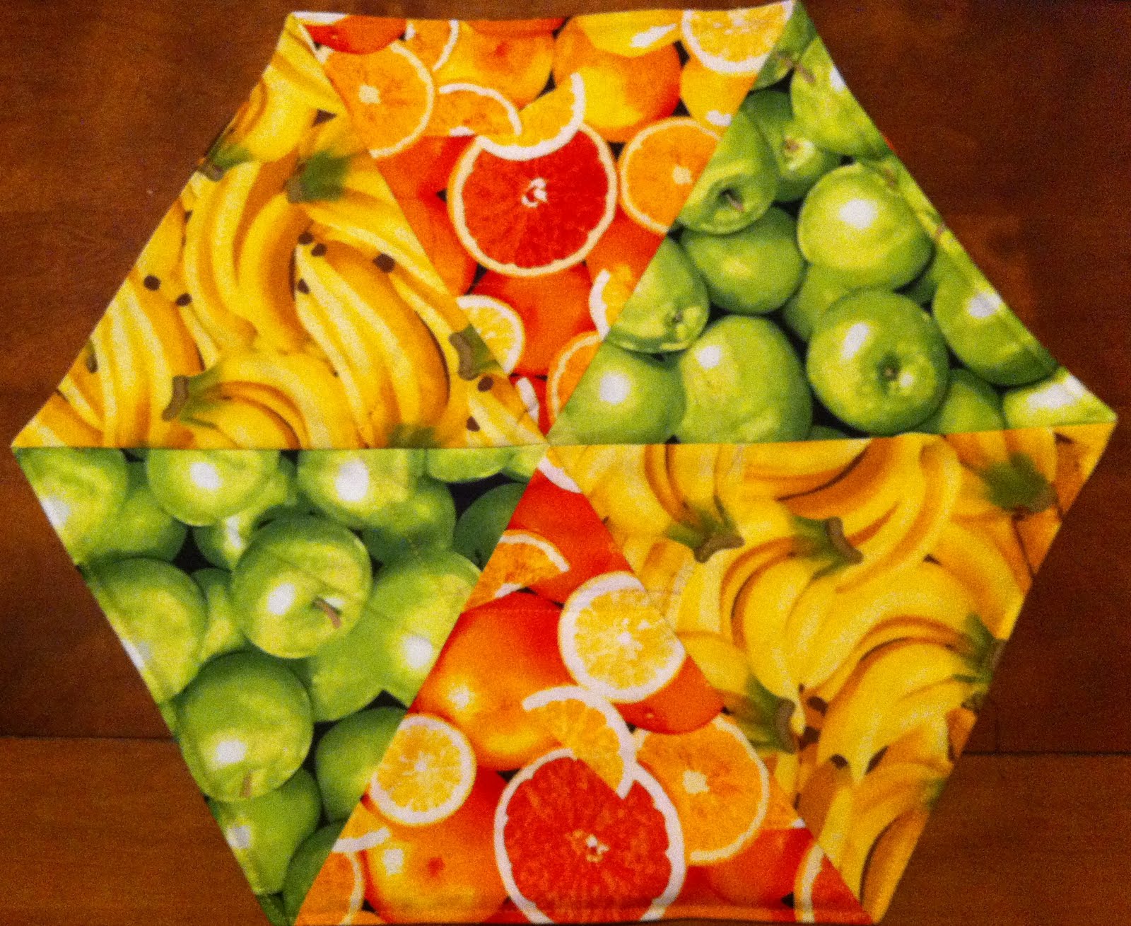 Lauren's Quilts Hexagon Placemats!