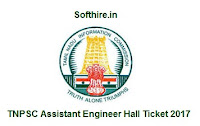 TNPSC Assistant Engineer Hall Ticket