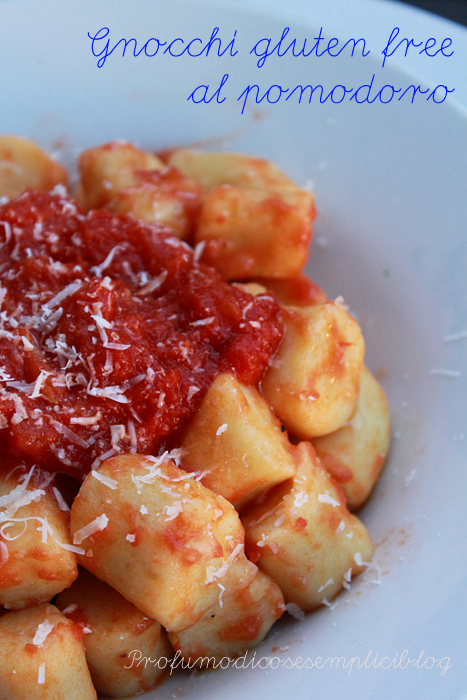 gnocchi di patate gluten free al pomodoro