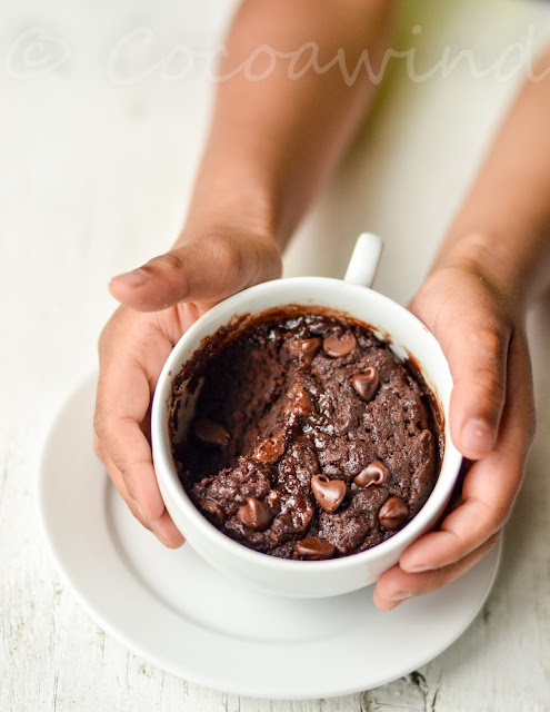 1-minute Brownie in a Mug - Mother's Day Baking