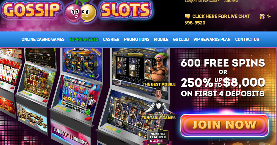 Gossip slots tournament bonus codes