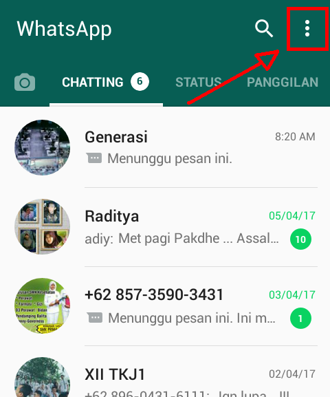 Cara Cepat Menghapus Semua Chats Whatsapp Mymastah