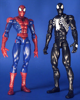 black spiderman action figure 6 inch