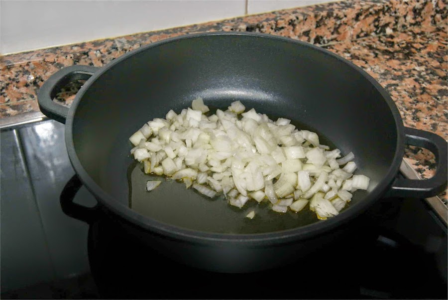 Pescado con asadillo paso 1