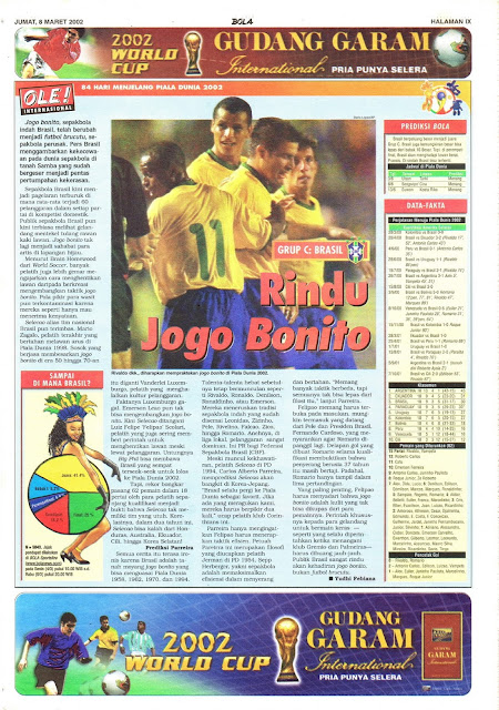 ROAD TO WORLD CUP 2002 BRASIL TEAM PROFILE
