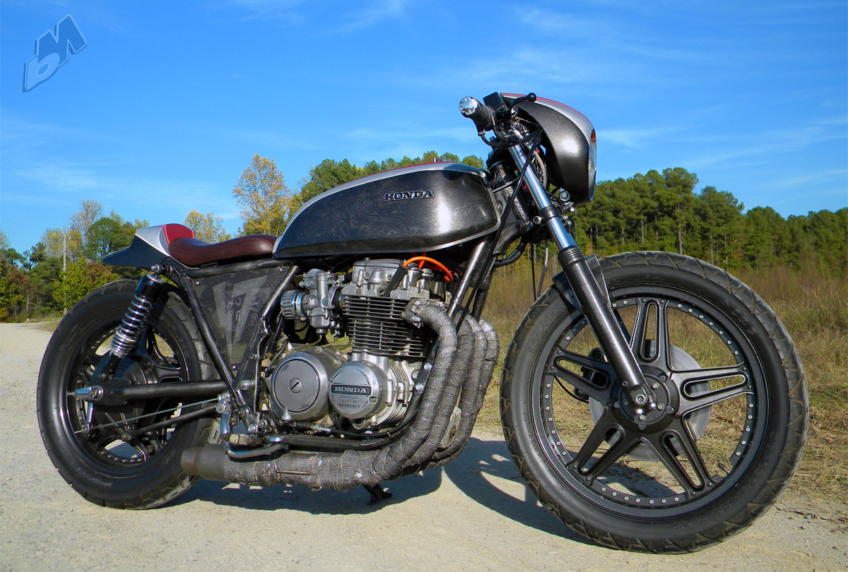 1979 honda cb650 cafe racer - right