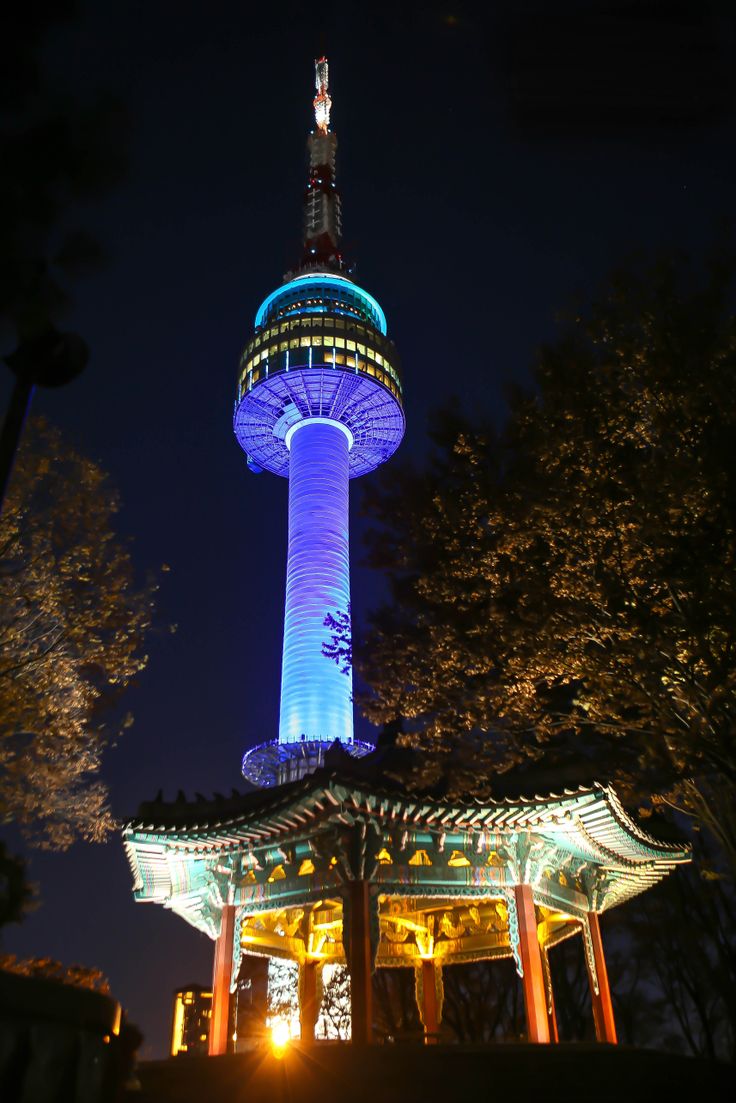 Pinoy Korea Seoul Tower At Night