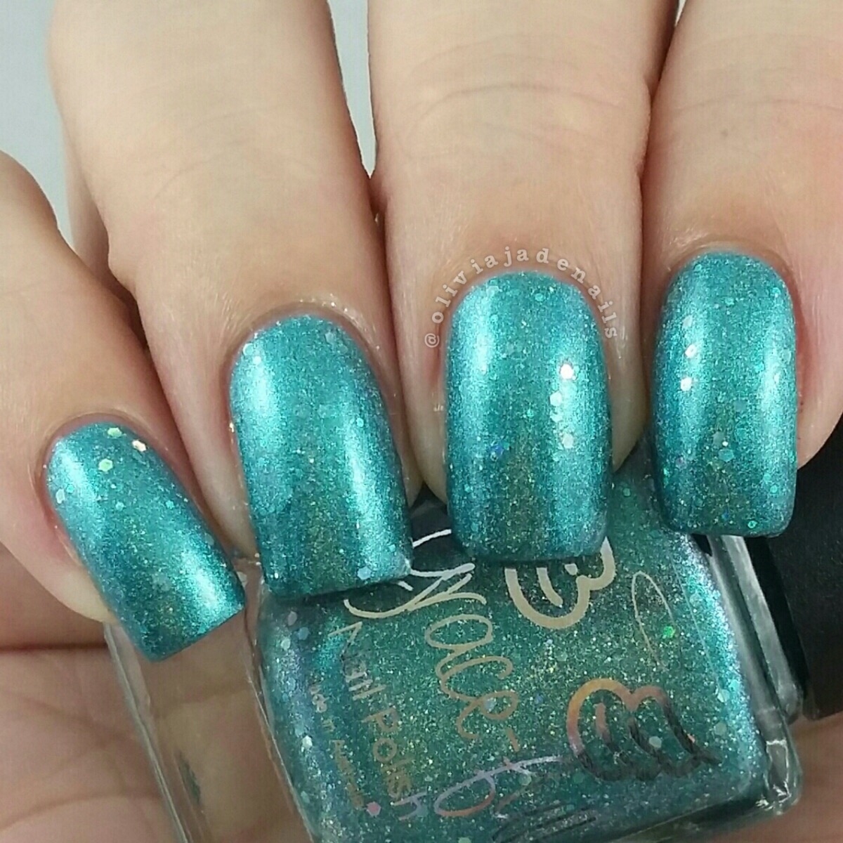Grace-full Nail Polish Star's Holo swatched by Olivia Jade Nails