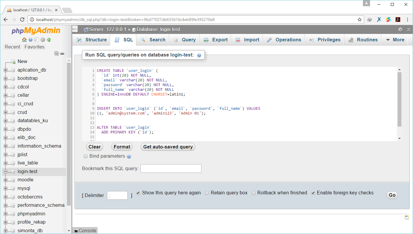 Bootstrap Login with mysql database tutorial - Coding Cheese