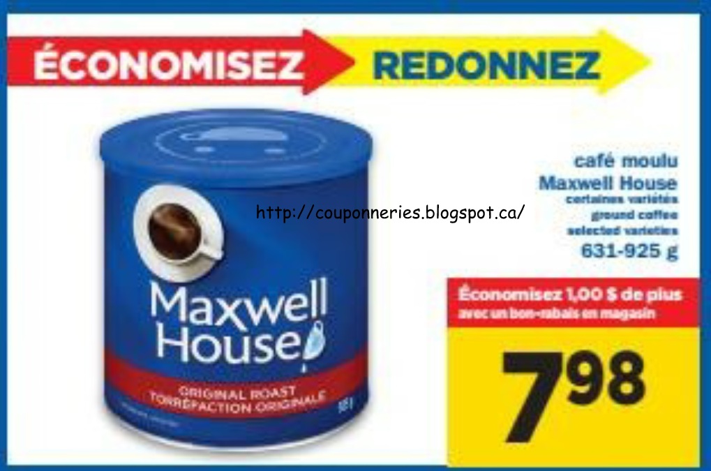 Maxwell house coupons