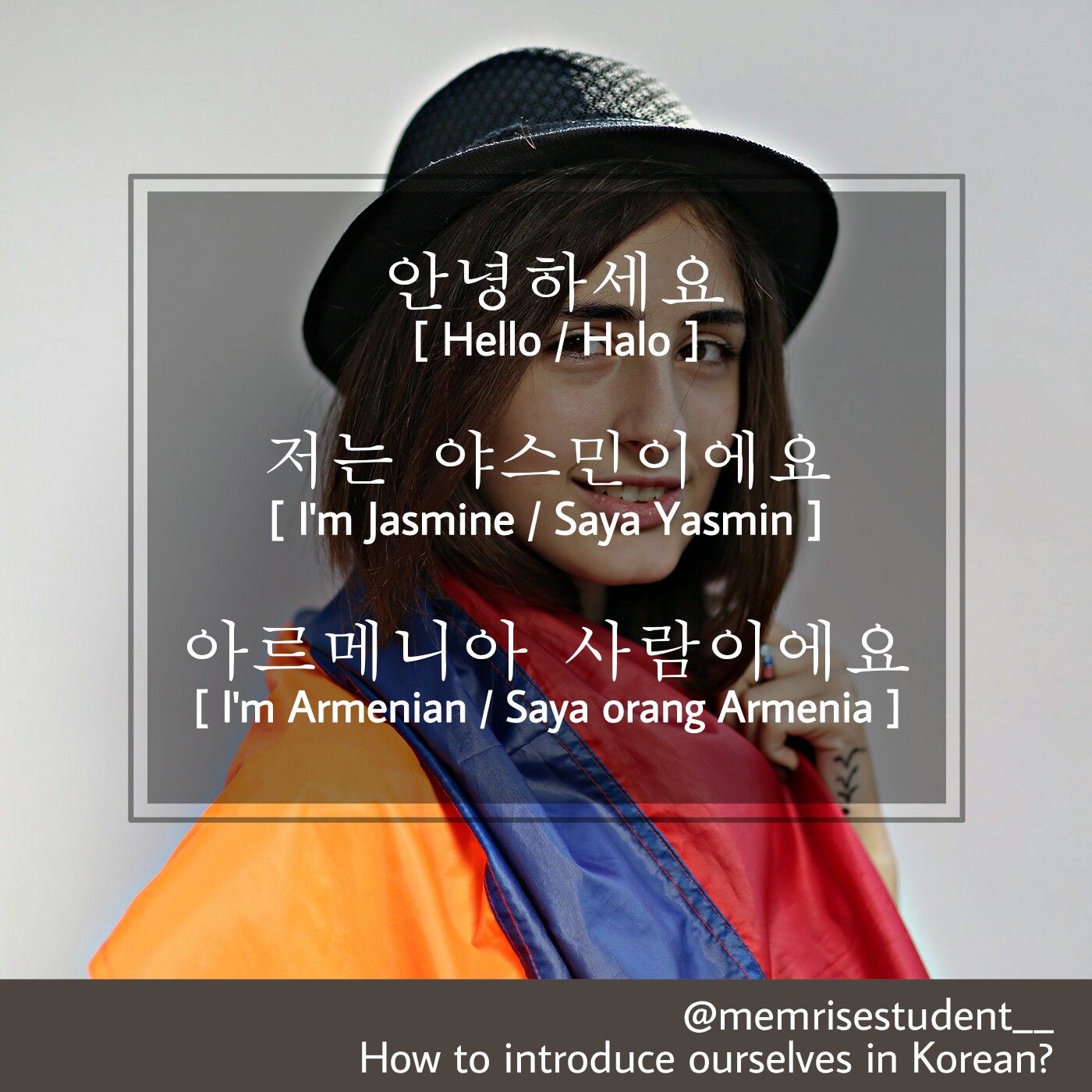 Korean learning Learning Korean in a simple phrases