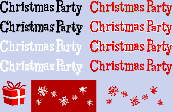 free office holiday party clipart - photo #26