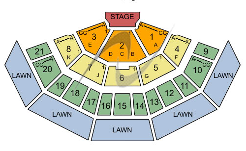 Verizon Wireless Amphitheater Seating Chart Irvine