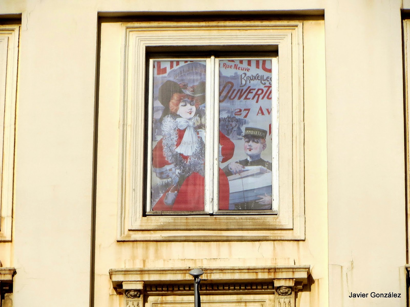 Bruselas. Ventanas decoradas