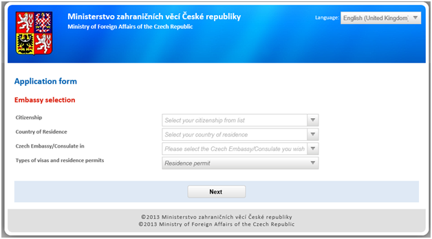 czech republic visit visa appointment