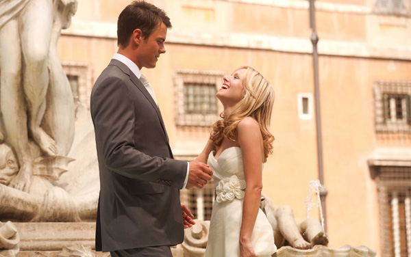 When in Rome Josh Duhamel and Kristen Bell When in Rome Wedding