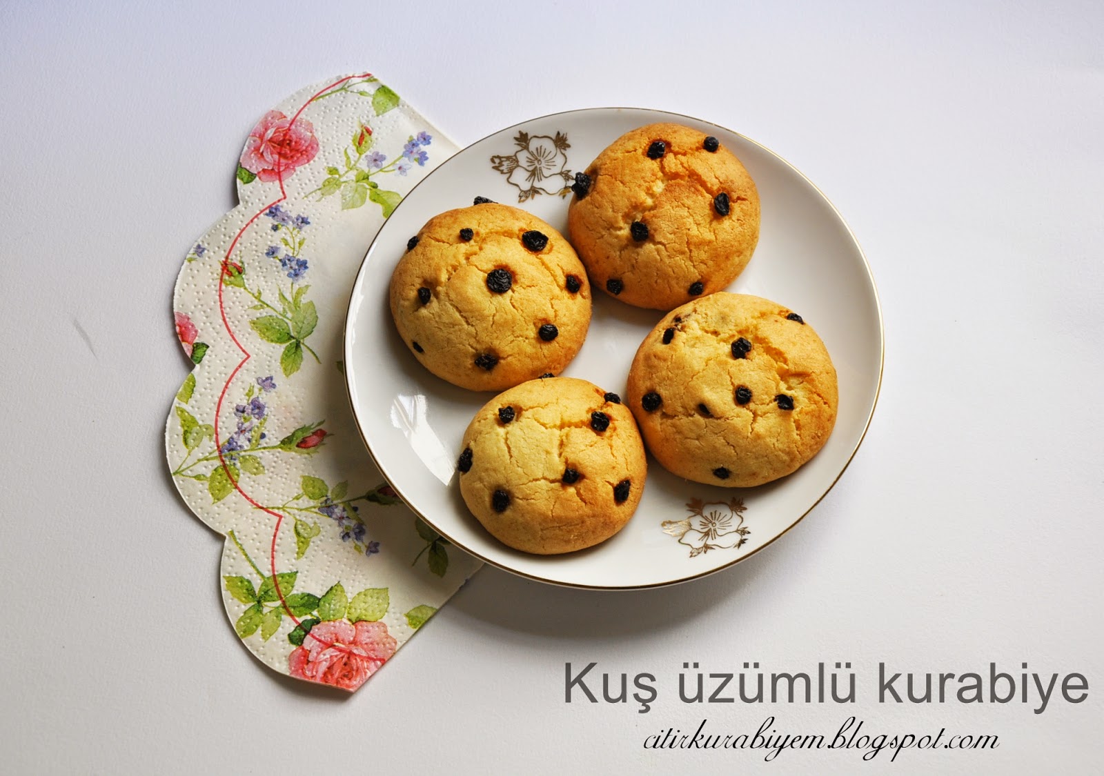 Butik kurabiye,tatlı ve yemek tarifleri,Turkish cuisine KUŞ ÜZÜMLÜ