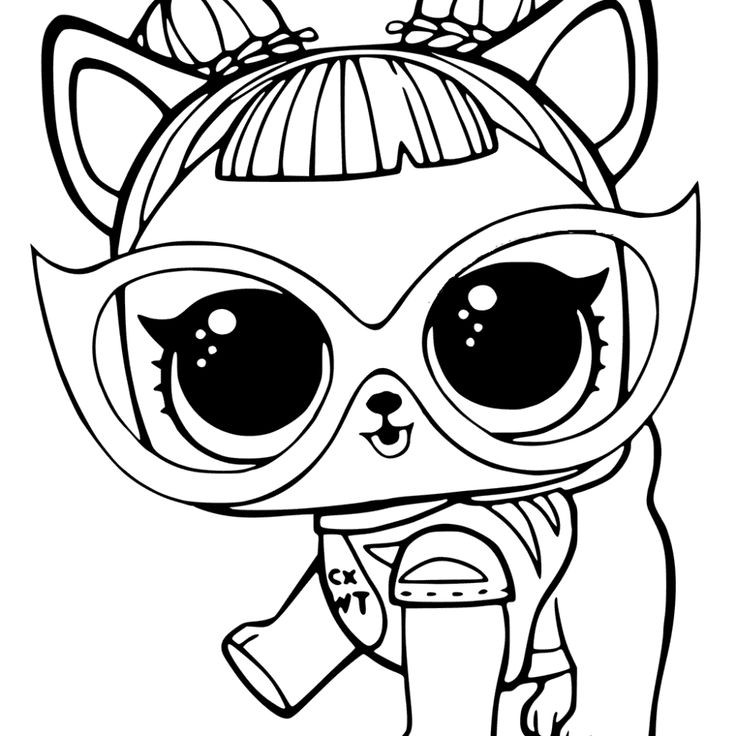 Little Lids Siobhan: Lol pet colouring pages