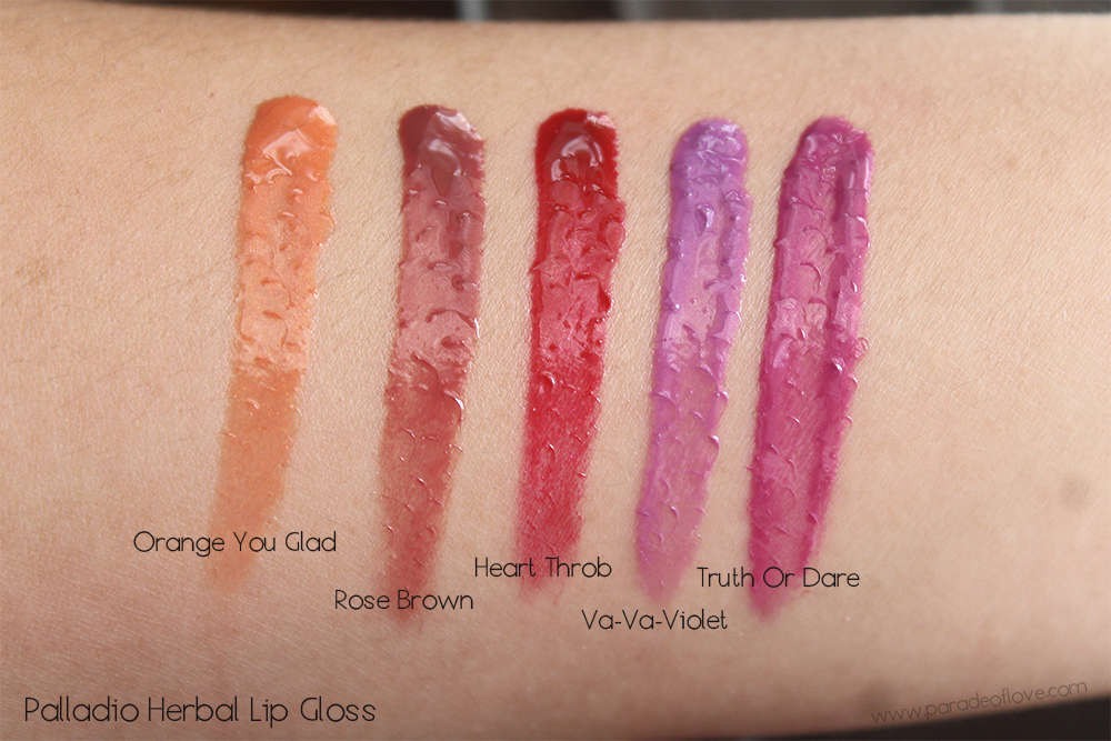 Palladio Lip Makeup Review Roanna Tan Paradeoflove