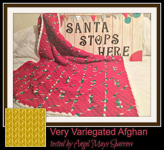 Christmas afghan Crochet pattern