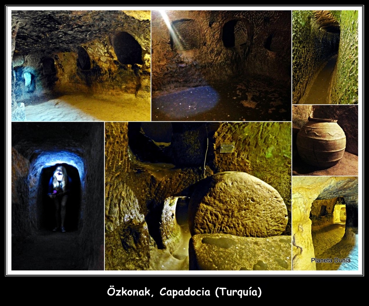 Dunia Özkonak una ciudad subterránea de Capadocia